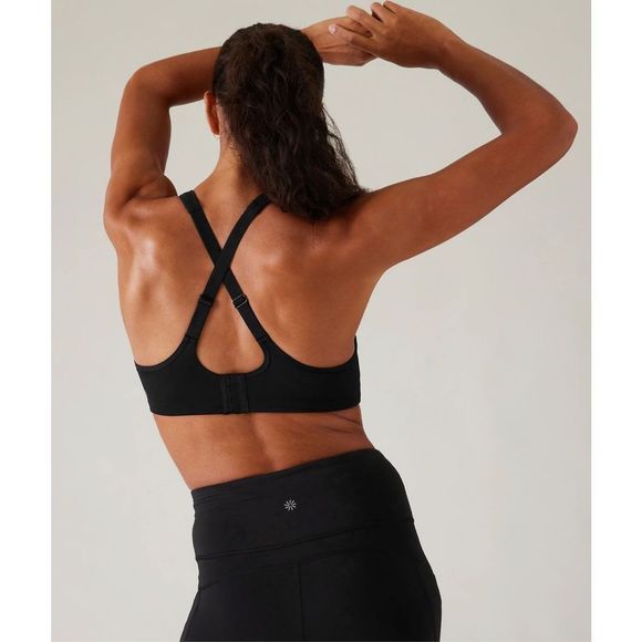ATHLETA - Glory Bra - Black Underwire Sports Bra sz 32D - Picture 2 of 9